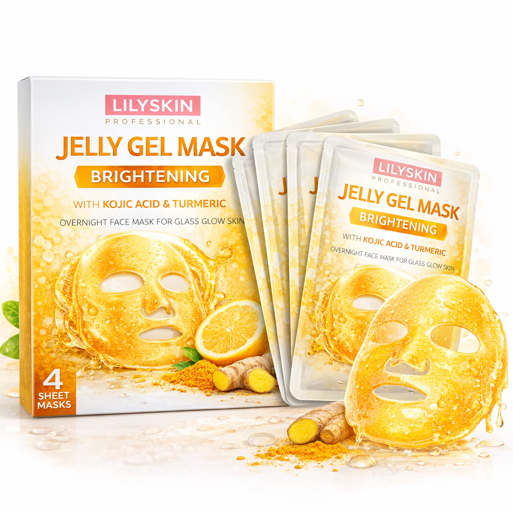 Brightening Jelly Gel Sheet Mask, 4 pcs