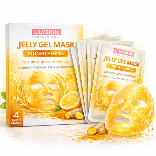 Brightening Jelly Gel Sheet Mask, 4 pcs